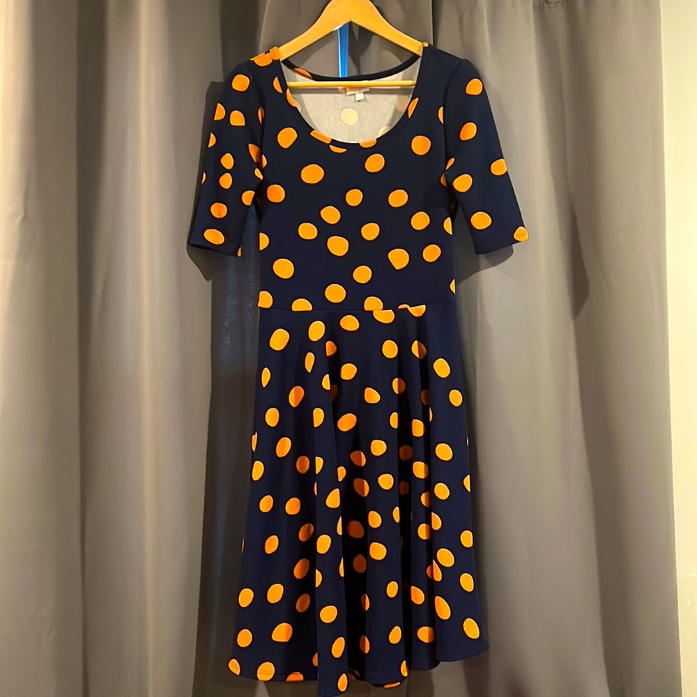LulaRoe Polka Dot Nicole Dress